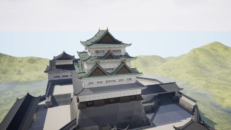 城 復元デモムービー